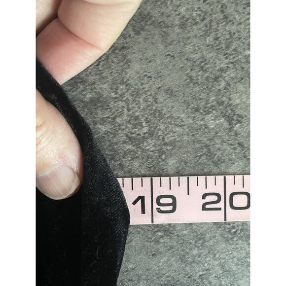 Black Velvet Dress Size 12 Elegant Whimsigoth Fairy Holiday Cocktail Event Y2K - Picture 8 of 10